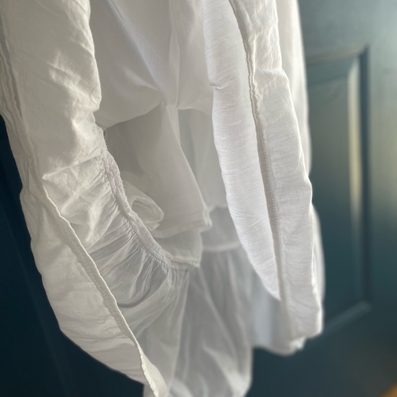 Old Navy White Midi Dress - Smocked - Picture 5 of 6